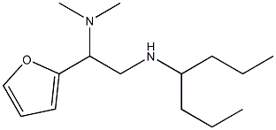 [2-(dimethylamino)-2-(furan-2-yl)ethyl](heptan-4-yl)amine Structure