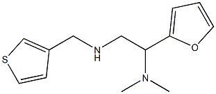 [2-(dimethylamino)-2-(furan-2-yl)ethyl](thiophen-3-ylmethyl)amine Struktur