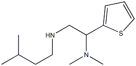 [2-(dimethylamino)-2-(thiophen-2-yl)ethyl](3-methylbutyl)amine,,结构式