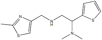  [2-(dimethylamino)-2-(thiophen-2-yl)ethyl][(2-methyl-1,3-thiazol-4-yl)methyl]amine