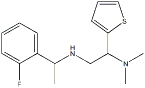 [2-(dimethylamino)-2-(thiophen-2-yl)ethyl][1-(2-fluorophenyl)ethyl]amine