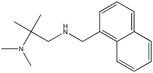 [2-(dimethylamino)-2-methylpropyl](naphthalen-1-ylmethyl)amine,,结构式