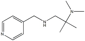 [2-(dimethylamino)-2-methylpropyl](pyridin-4-ylmethyl)amine,,结构式