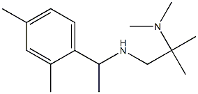 [2-(dimethylamino)-2-methylpropyl][1-(2,4-dimethylphenyl)ethyl]amine Structure