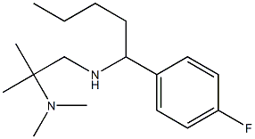 [2-(dimethylamino)-2-methylpropyl][1-(4-fluorophenyl)pentyl]amine|