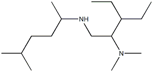 [2-(dimethylamino)-3-ethylpentyl](5-methylhexan-2-yl)amine Structure