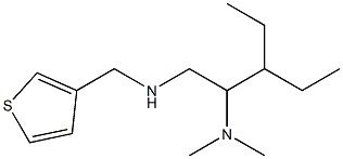 [2-(dimethylamino)-3-ethylpentyl](thiophen-3-ylmethyl)amine 结构式