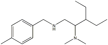 [2-(dimethylamino)-3-ethylpentyl][(4-methylphenyl)methyl]amine,,结构式