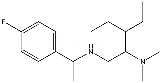 [2-(dimethylamino)-3-ethylpentyl][1-(4-fluorophenyl)ethyl]amine Structure