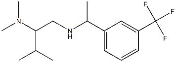 [2-(dimethylamino)-3-methylbutyl]({1-[3-(trifluoromethyl)phenyl]ethyl})amine 化学構造式