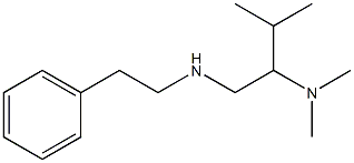 [2-(dimethylamino)-3-methylbutyl](2-phenylethyl)amine Structure