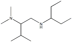 [2-(dimethylamino)-3-methylbutyl](pentan-3-yl)amine Structure