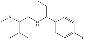 [2-(dimethylamino)-3-methylbutyl][1-(4-fluorophenyl)propyl]amine,,结构式