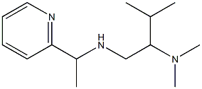 [2-(dimethylamino)-3-methylbutyl][1-(pyridin-2-yl)ethyl]amine Structure