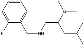 [2-(dimethylamino)-4-methylpentyl][(2-fluorophenyl)methyl]amine