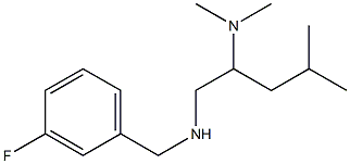 [2-(dimethylamino)-4-methylpentyl][(3-fluorophenyl)methyl]amine