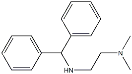 [2-(dimethylamino)ethyl](diphenylmethyl)amine 结构式