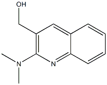 [2-(dimethylamino)quinolin-3-yl]methanol 结构式