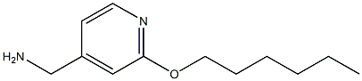 [2-(hexyloxy)pyridin-4-yl]methanamine Structure