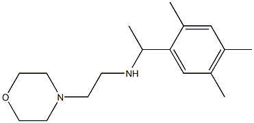 [2-(morpholin-4-yl)ethyl][1-(2,4,5-trimethylphenyl)ethyl]amine Structure