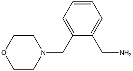 [2-(morpholin-4-ylmethyl)phenyl]methanamine 结构式