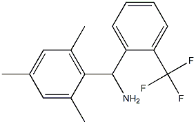 [2-(trifluoromethyl)phenyl](2,4,6-trimethylphenyl)methanamine