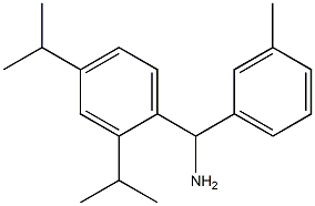 [2,4-bis(propan-2-yl)phenyl](3-methylphenyl)methanamine,,结构式