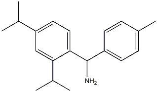 [2,4-bis(propan-2-yl)phenyl](4-methylphenyl)methanamine,,结构式