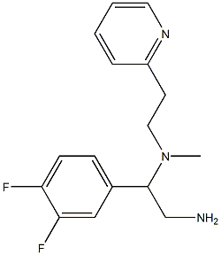  [2-amino-1-(3,4-difluorophenyl)ethyl](methyl)[2-(pyridin-2-yl)ethyl]amine