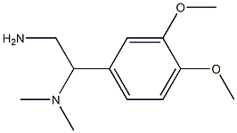 [2-amino-1-(3,4-dimethoxyphenyl)ethyl]dimethylamine 结构式