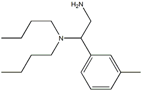 [2-amino-1-(3-methylphenyl)ethyl]dibutylamine