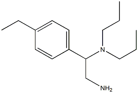 [2-amino-1-(4-ethylphenyl)ethyl]dipropylamine Structure