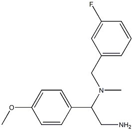 [2-amino-1-(4-methoxyphenyl)ethyl][(3-fluorophenyl)methyl]methylamine