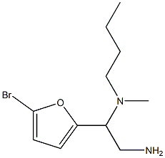 [2-amino-1-(5-bromofuran-2-yl)ethyl](butyl)methylamine Struktur