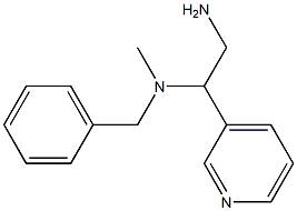 [2-amino-1-(pyridin-3-yl)ethyl](benzyl)methylamine Structure