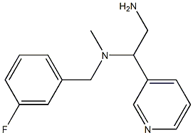  [2-amino-1-(pyridin-3-yl)ethyl][(3-fluorophenyl)methyl]methylamine