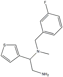 [2-amino-1-(thiophen-3-yl)ethyl][(3-fluorophenyl)methyl]methylamine