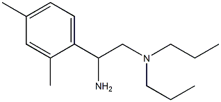 [2-amino-2-(2,4-dimethylphenyl)ethyl]dipropylamine Structure