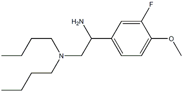 [2-amino-2-(3-fluoro-4-methoxyphenyl)ethyl]dibutylamine|