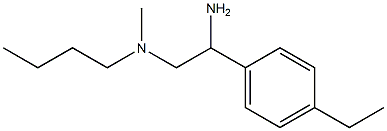 [2-amino-2-(4-ethylphenyl)ethyl](butyl)methylamine,,结构式