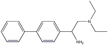 [2-amino-2-(4-phenylphenyl)ethyl]diethylamine Structure