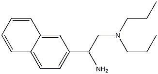 [2-amino-2-(naphthalen-2-yl)ethyl]dipropylamine 结构式