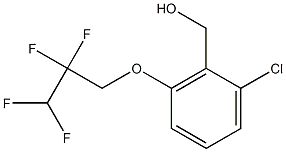 [2-chloro-6-(2,2,3,3-tetrafluoropropoxy)phenyl]methanol,,结构式