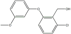 [2-chloro-6-(3-methoxyphenoxy)phenyl]methanol Structure