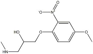  [2-hydroxy-3-(4-methoxy-2-nitrophenoxy)propyl](methyl)amine