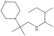 [2-methyl-2-(morpholin-4-yl)propyl](3-methylpentan-2-yl)amine,,结构式