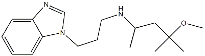 [3-(1H-1,3-benzodiazol-1-yl)propyl](4-methoxy-4-methylpentan-2-yl)amine Structure