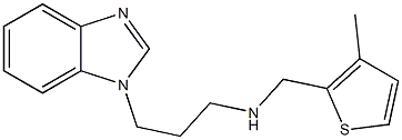  [3-(1H-1,3-benzodiazol-1-yl)propyl][(3-methylthiophen-2-yl)methyl]amine