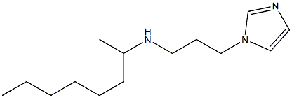 [3-(1H-imidazol-1-yl)propyl](octan-2-yl)amine 结构式