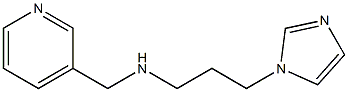 [3-(1H-imidazol-1-yl)propyl](pyridin-3-ylmethyl)amine 结构式